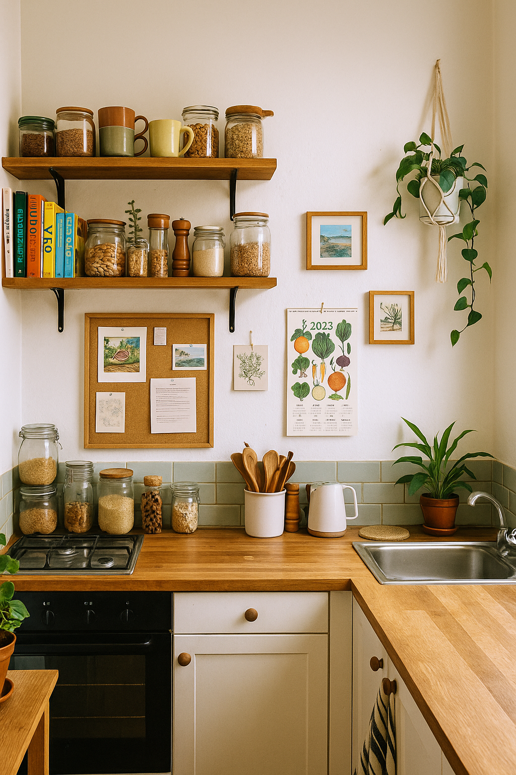 A nice clean kitchen.